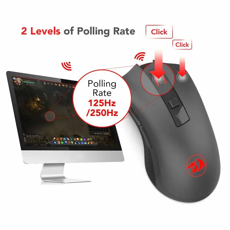 Mouse Inalámbrico Redragon M652 - Image 4