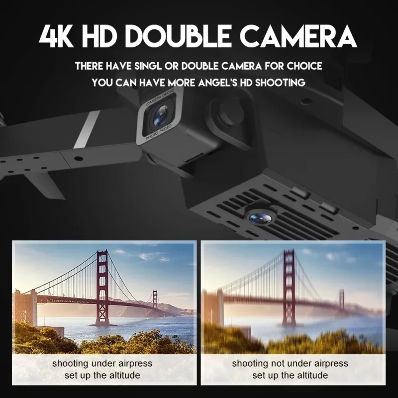 Drone Plegable E88Pro 4K WIFI FPV