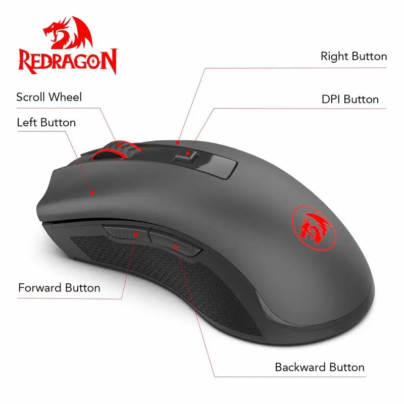 Mouse Inalámbrico Redragon M652 - Image 5